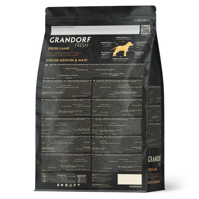GRANDORF Fresh Junior Сухой корм с живыми пробиотиками для щенков ...